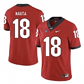 Georgia Bulldogs 18 Isaac Nauta Red Nike College Football Jersey Dzhi,baseball caps,new era cap wholesale,wholesale hats